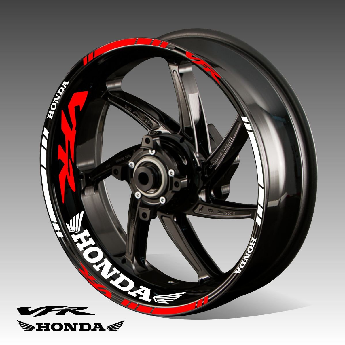 Decals wheel Honda Vfr 400 800 1200 stickers wheel stripes rim Etsy