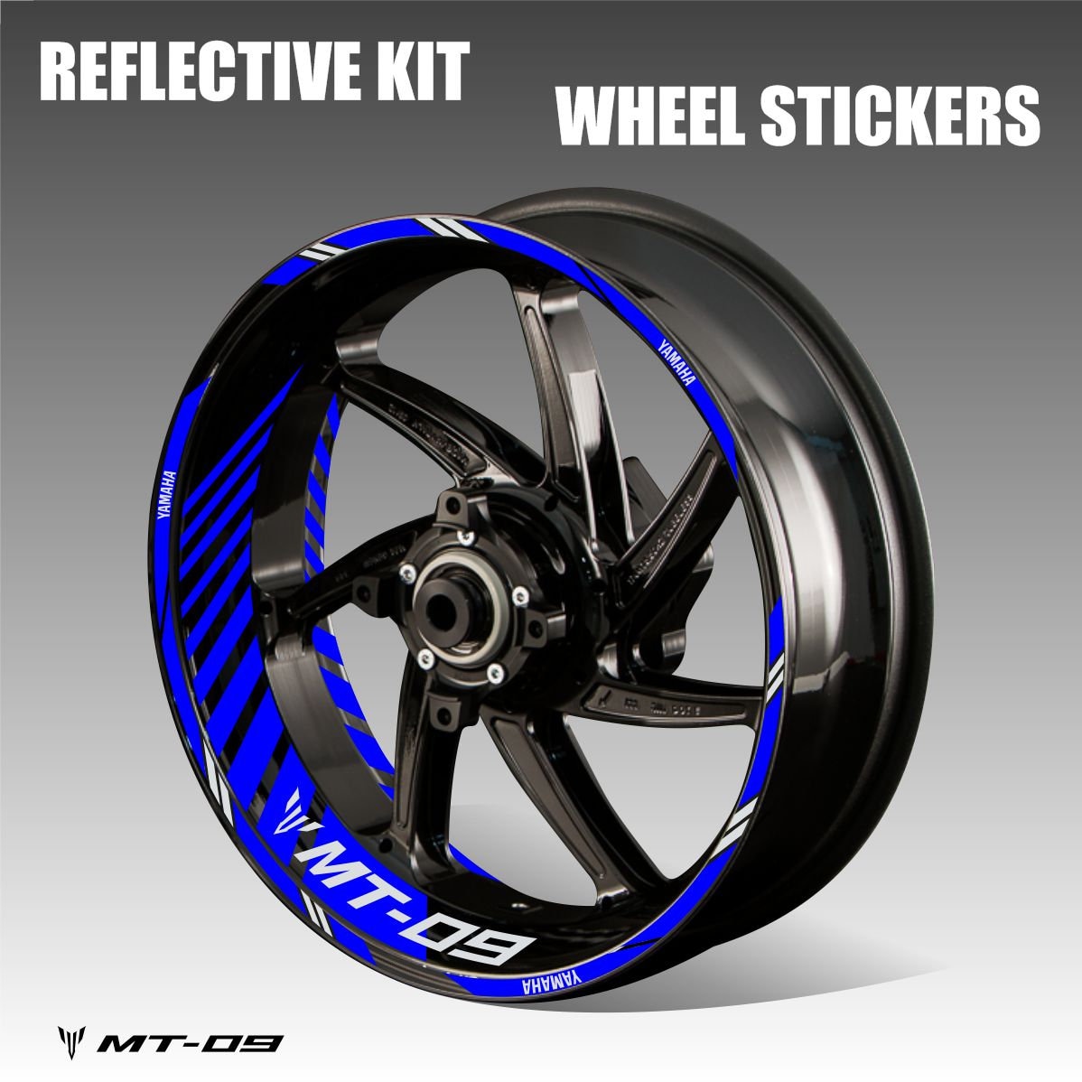 Rim decals Yamaha MT09 stickers wheel stripes rim tape Yamaha Etsy