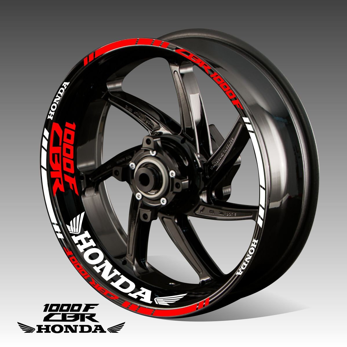 Decals wheel Honda CBR1000F stickers wheel stripes rim tape Etsy