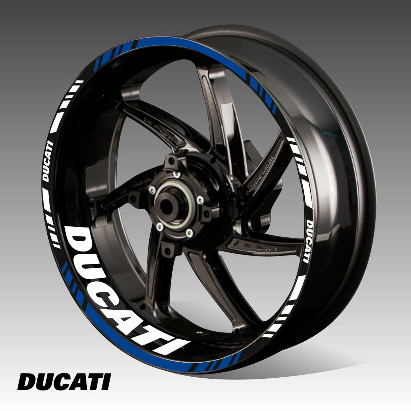 Wheel stripes Ducati stickers rim tape motorcycle stickers Etsy