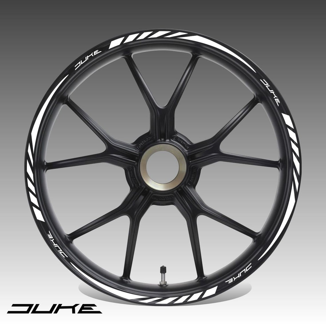 Rim tape Ktm DUKE stickers wheel decals kit stickers Ktm DUKE Etsy