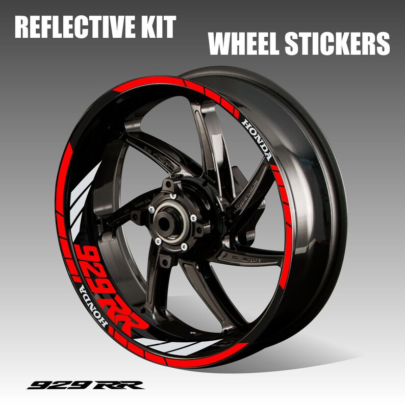 HONDA CBR 929RR wheel decals tape stickers cbr929rr 17 rim Etsy