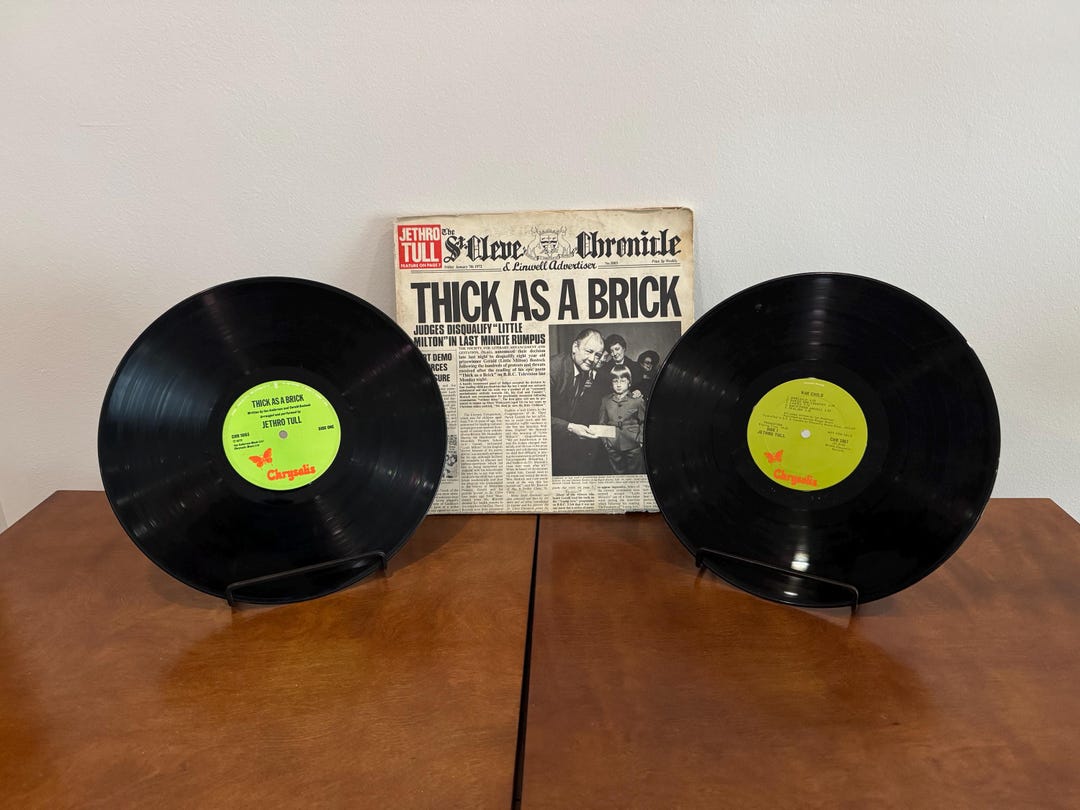 Jethro Tull - Thick as a Brick - Release Date: 1972 - Etsy