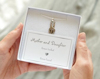 mother and daughter necklace not on the high street