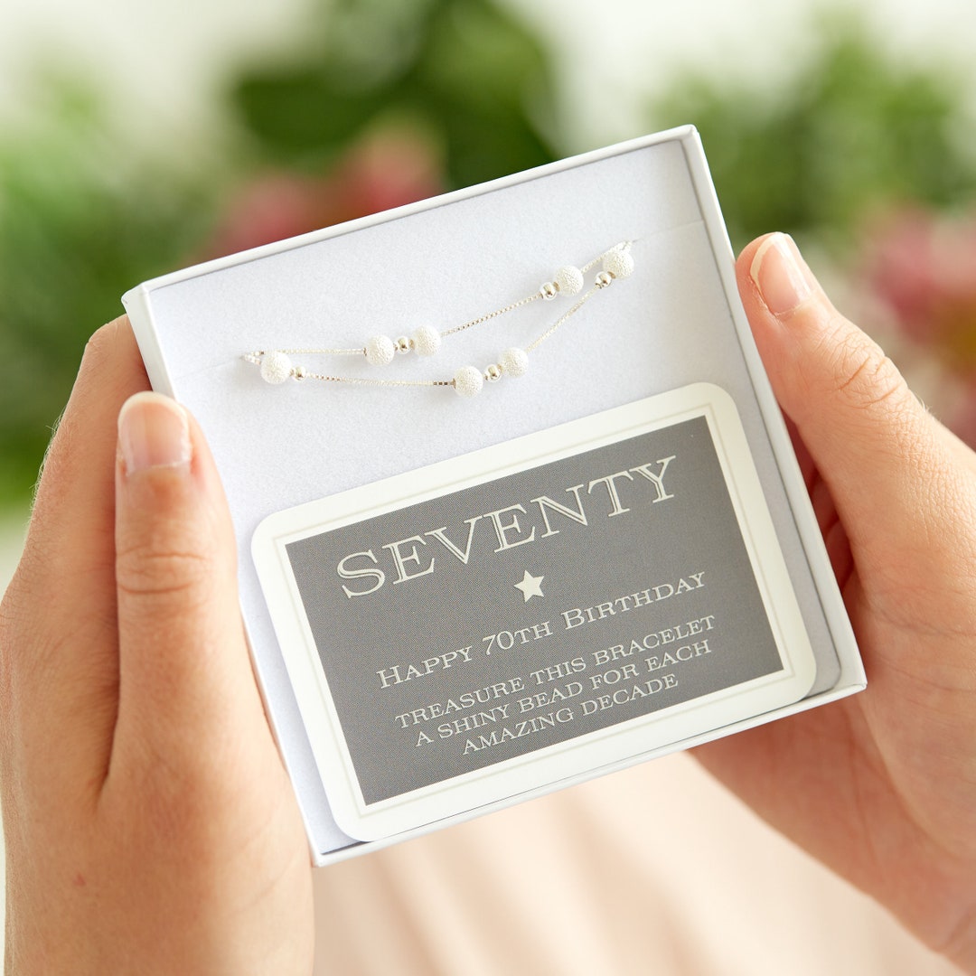 Bracelet 70th Jewellery Buy 70th Birthday Sterling Silver Ball