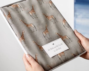 Giraffe Print Scarf in Gift Box