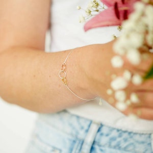 Mixed Metal Mother, Daughter And Grandson Bracelet image 2