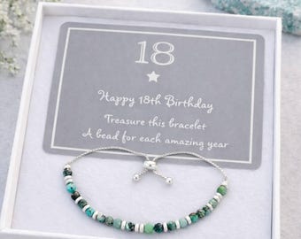 Regalo di 15 ° compleanno per lei, 15 anni, gioielli personalizzati con braccialetto, sei più amato di quanto tu possa sapere-16 17 18 19 20 21 - Italia