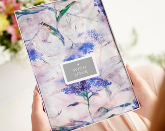 Hazy Flower Print Schal in Geschenkbox