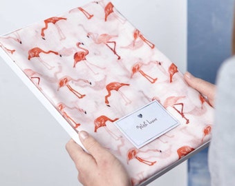 Flamingo Sketch Scarf in Gift Box