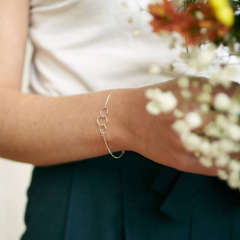 Mother, Daughter And Granddaughter Infinity Bracelet image 2