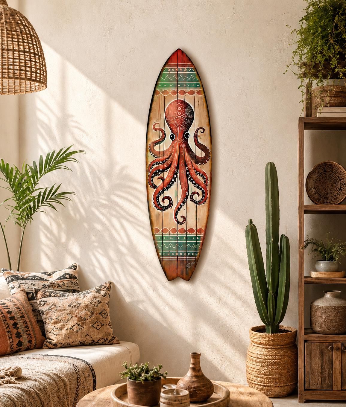 Octopus Surfboard - Etsy Canada