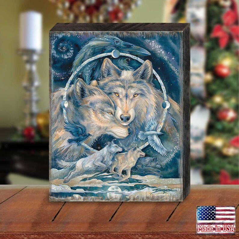 Wolf Wall Art by Jody Bergsma in Spirit I Am Free Wolves Ravenswood