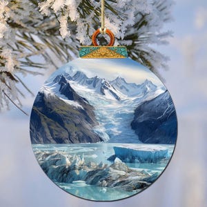 Beauty of Alaskan Wild Ornaments - Christmas Nature Wooden Décor for the Holiday Tree, Handcrafted in the USA - 870058 by G.Debrekht