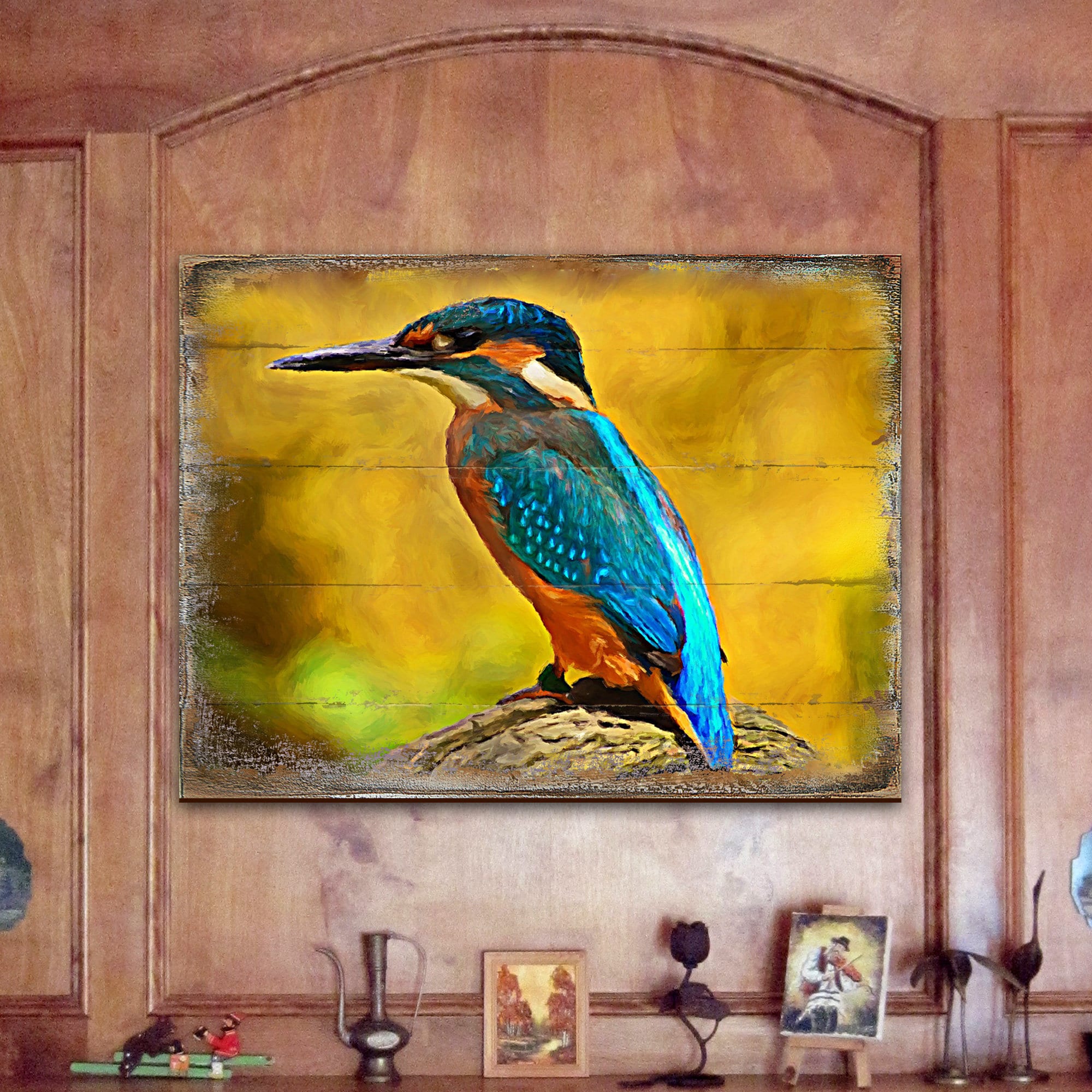 Blue Bird Art Bird Wall Art Bird Art on Wood Block Bird - Etsy