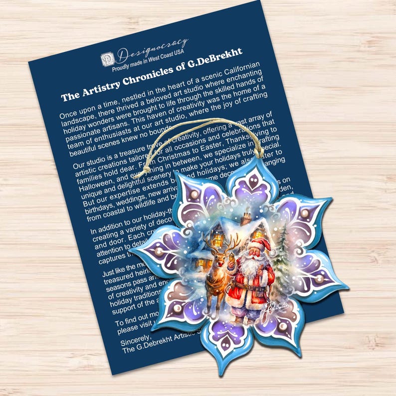 G. DeBrekht Snowflake Ornaments - Thumbnail 5