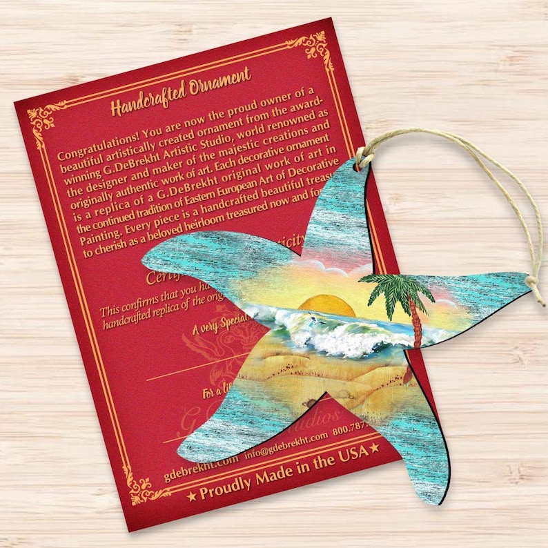 G. DeBrekht Starfish Ornament - Thumbnail 2