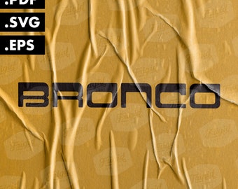 Ford Bronco SVG – Vektor, 80er/90er Bronco SVG, Ford SVG, Ford Bronco Cut File, Cricut svg, silhouette svg, svg, ai, pdf, eps