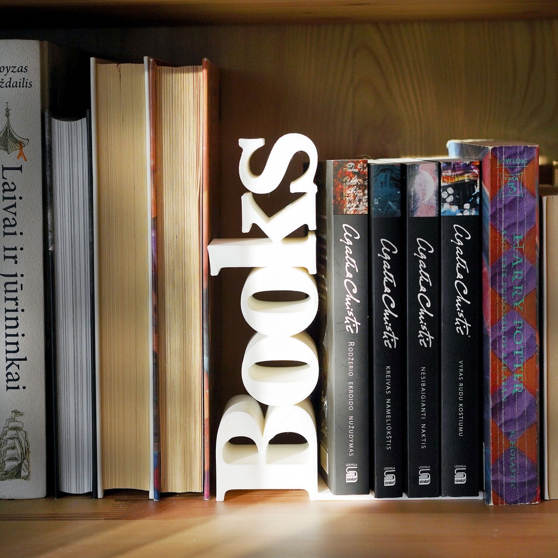Bookends. Custom Made Bookends. Words Symbols Etsy