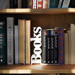 Bookends. Custom made Bookends. Words + Symbols