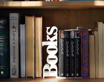 Bookends. Custom made Bookends. Words + Symbols