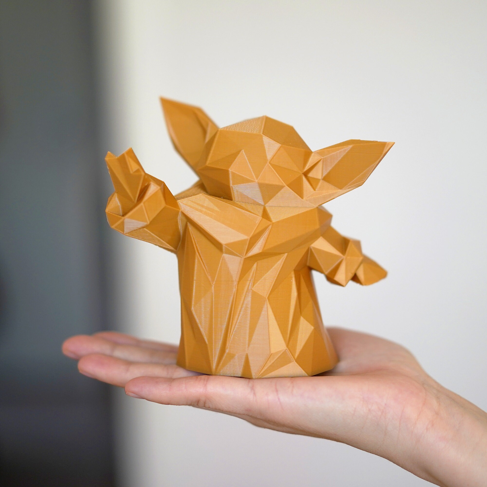 Baby Yoda Minecraft Style Origami Papercraft -  Sweden