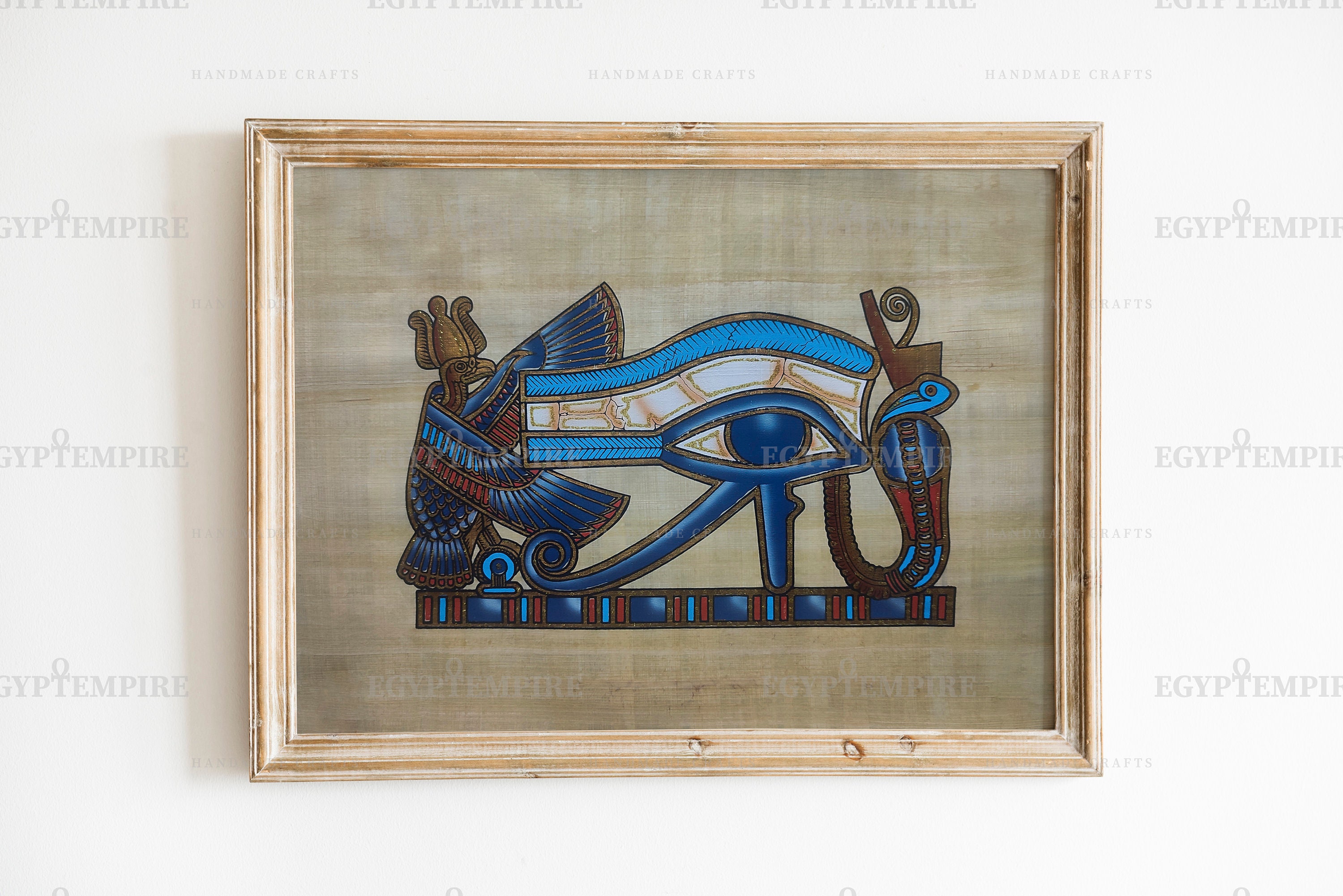 パピルス画　ホルスの目 パピルス画 ホルスの目 パピルス画 ホルスの目