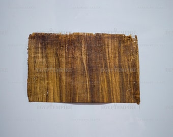 Un lot de 10 papiers papyrus égyptiens vierges marron vintage, 35,6 x 25,4 cm, parfaits pour vos projets artistiques ou différentes créations artistiques.