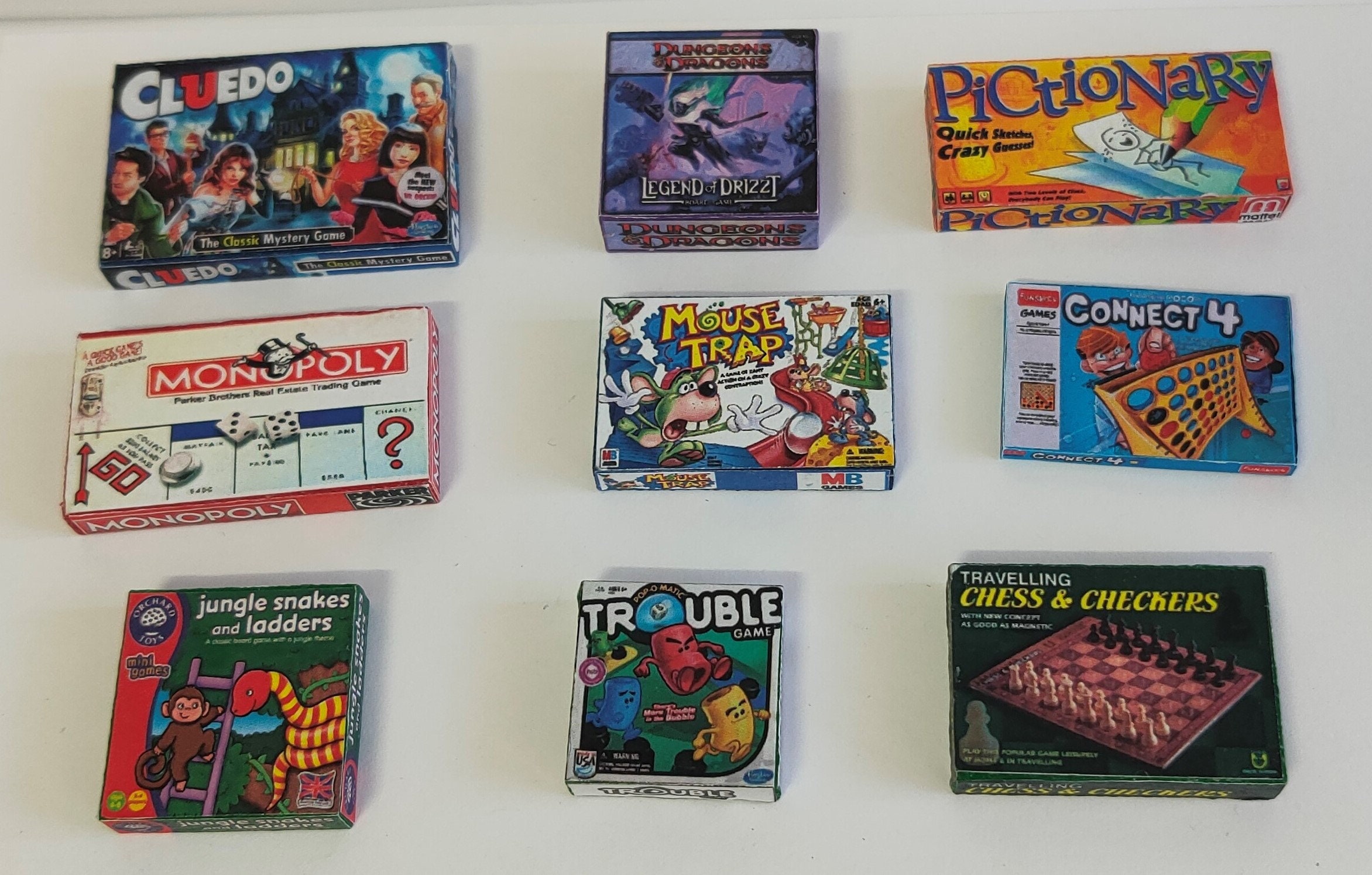 112 Miniature Board Games Etsy