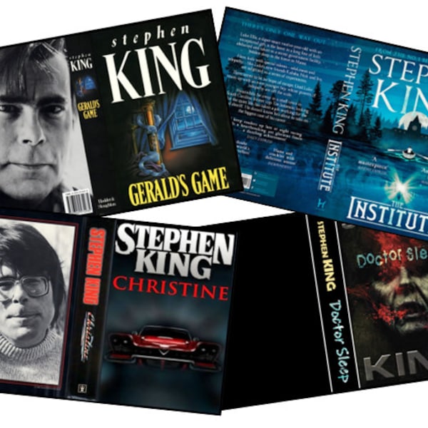 1:12 Scale - 67 - Stephen King Book Covers