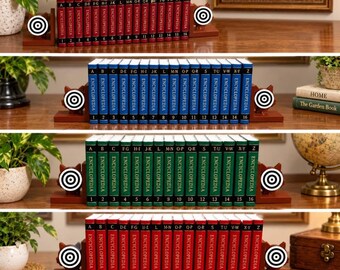 1:12 - 64 PDF Printable Miniature encyclopedia Book Covers