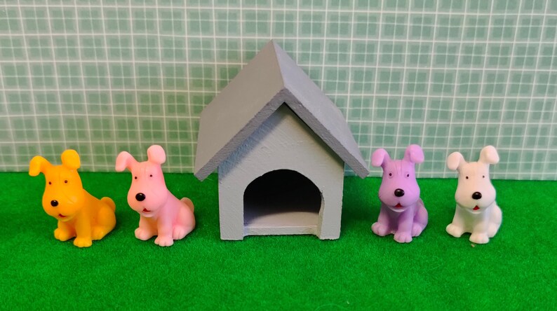 1:12 Miniature Dog House & Accessories image 4