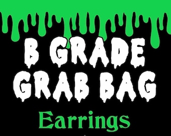 B Grade Grab Bag Earrings / Statement Earrings / 3D Printed