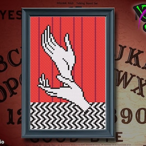 Twin Peaks Meanwhile cross stitch pattern / Digital PDF