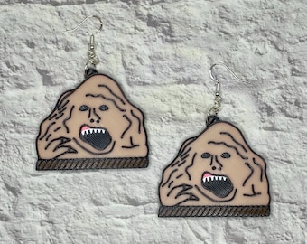 Basket Case Horror Statement Earrings or Keychain 3D Printed