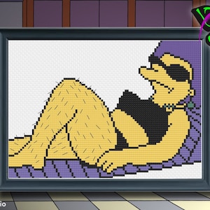 Patty Bouvier cross stitch pattern / Digital PDF