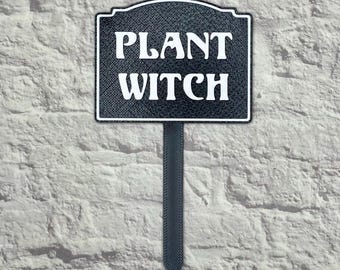 Plant Witch Plant Stake 3D Printed