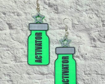 Activator Horror Statement Earrings or Keychain 3D Printed