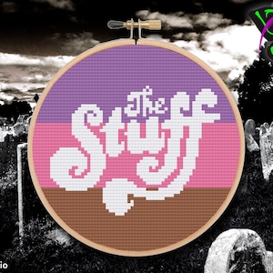 The Stuff horror movie cross stitch pattern / Digital PDF