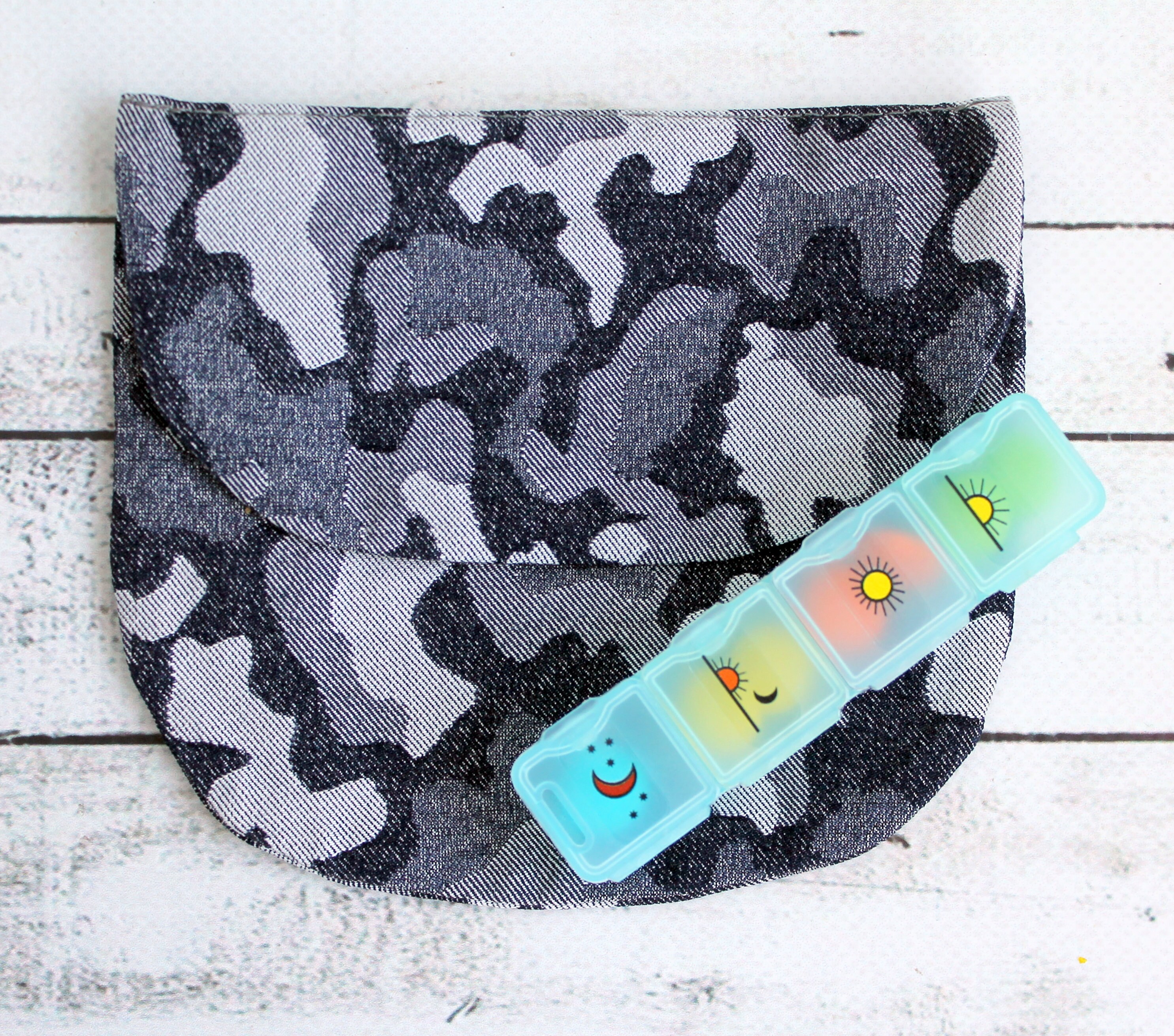 Personalized travel pill case small for a day Pill pouch Etsy