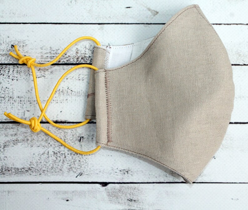 Linen Face Mask Bird Mask Hand Painted Sparrow Face Mask Etsy