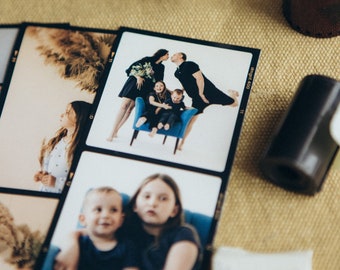 Custom Photo Strip magnet, Magnetic Film Strip with your Photos, Movie strip, Personalized Photo Booth Strip, Small gift Save the date