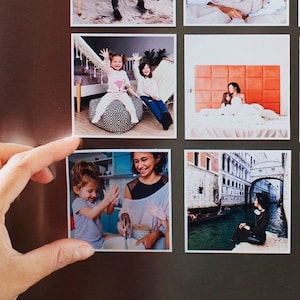 Magnete personalizzato Happy Moments, Magnete fotografico frigorifero Magnete salva la data, Magneti frigorifero, Magnete fotografico personalizzato, Magnete personalizzato per bambini,