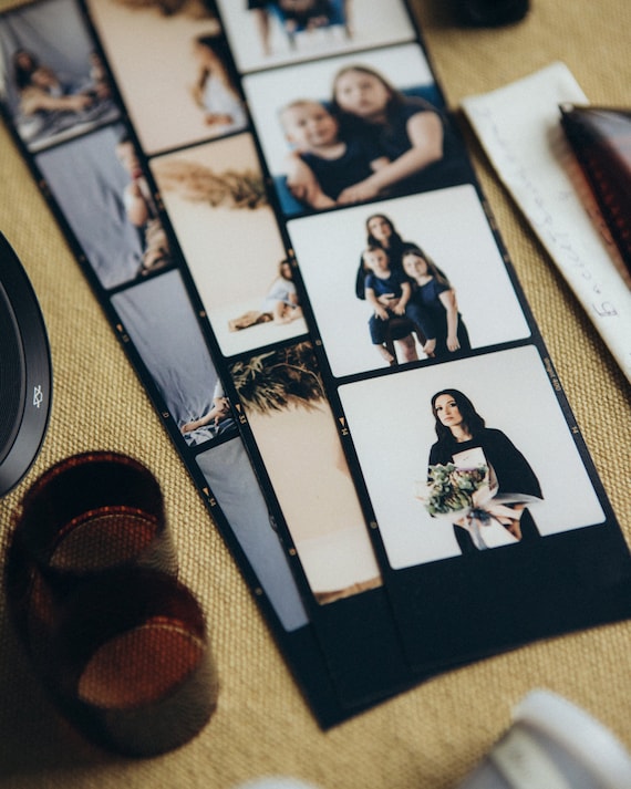 Memory Photo Strip Magnet, Personalised Photo Booth Strip, Small