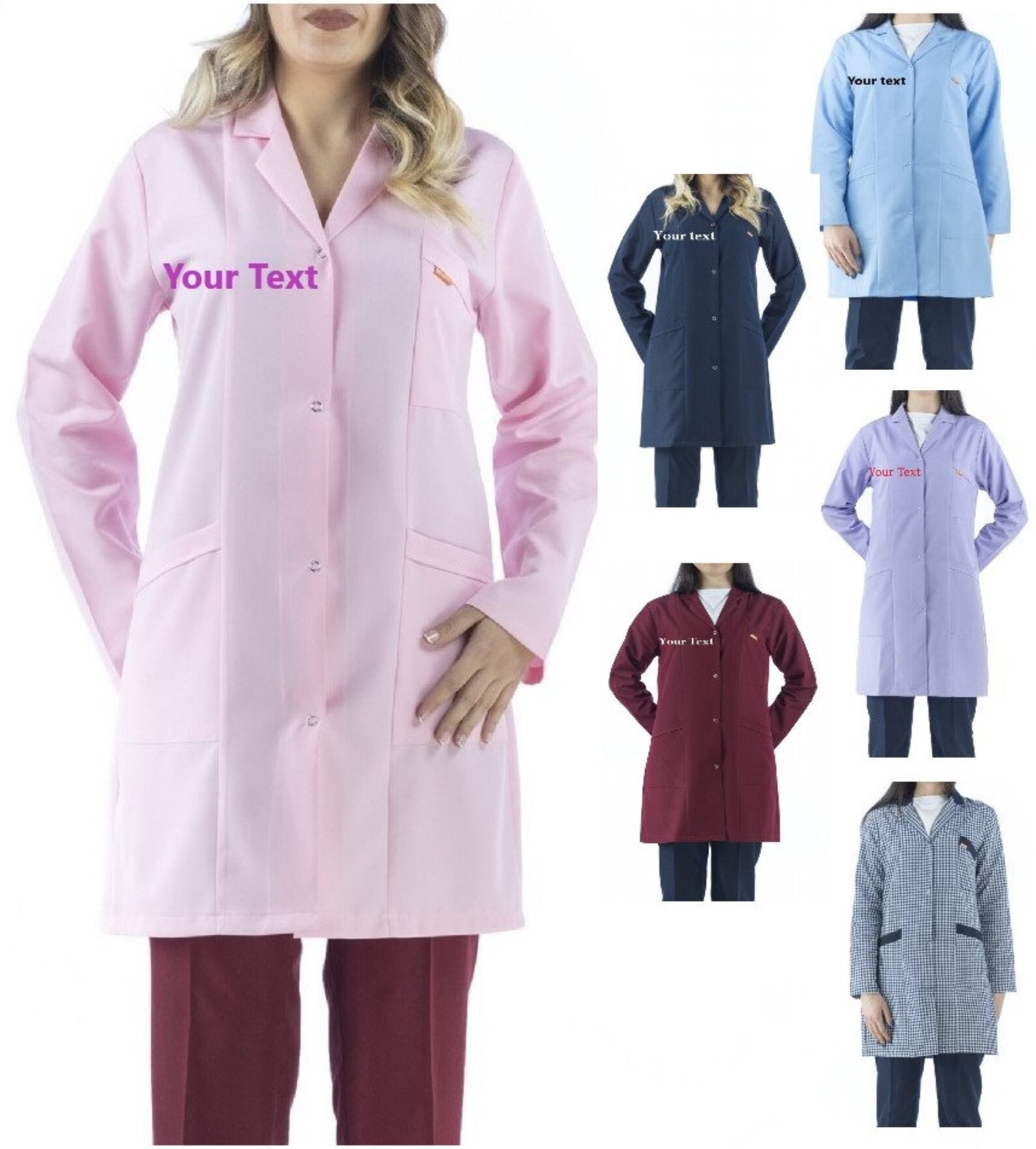 Lab Coats Embroidered Personalized lab coats with Name Etsy