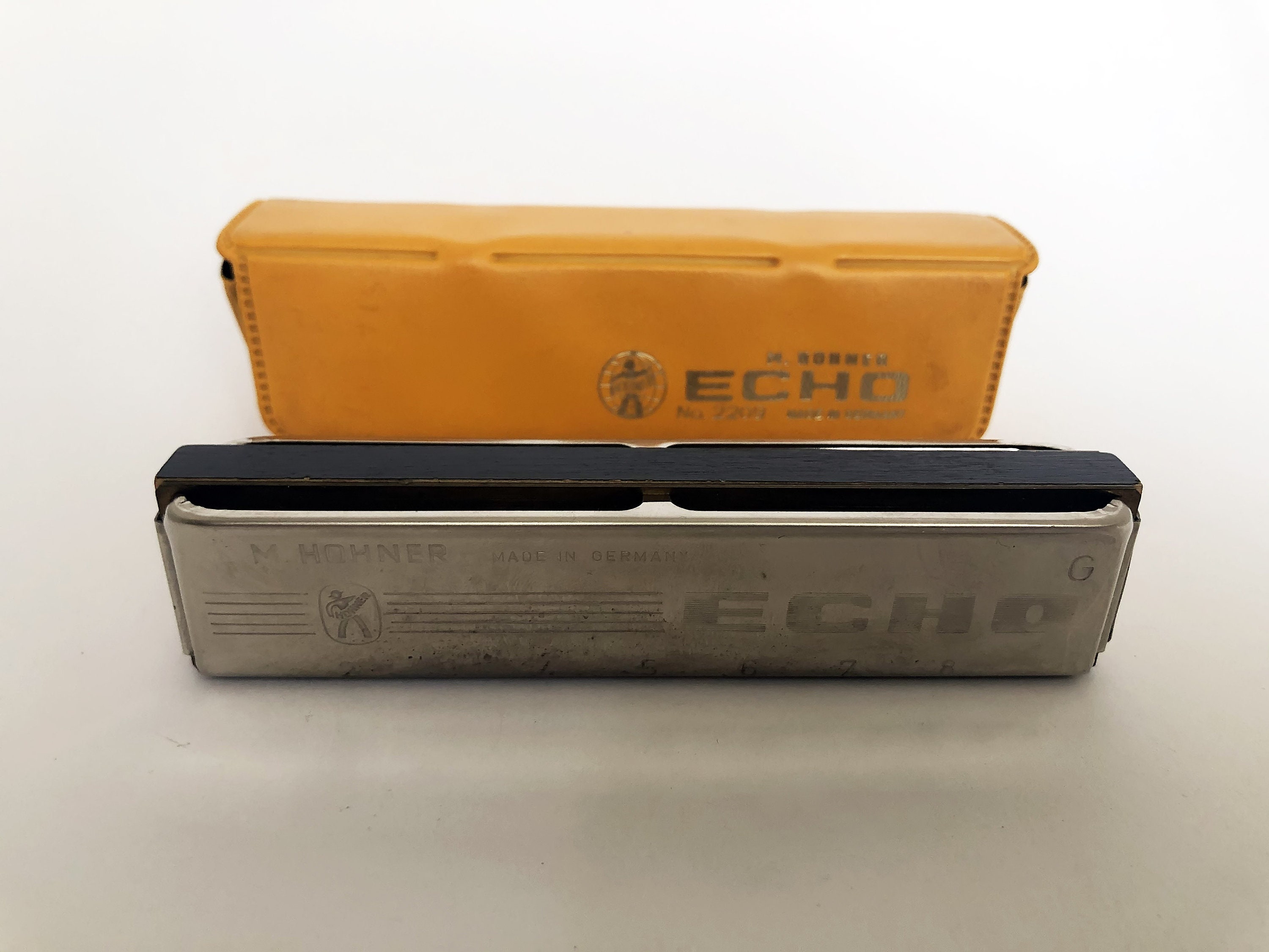 German M. Hohner Echo Harmonica No.2209 With Case Etsy