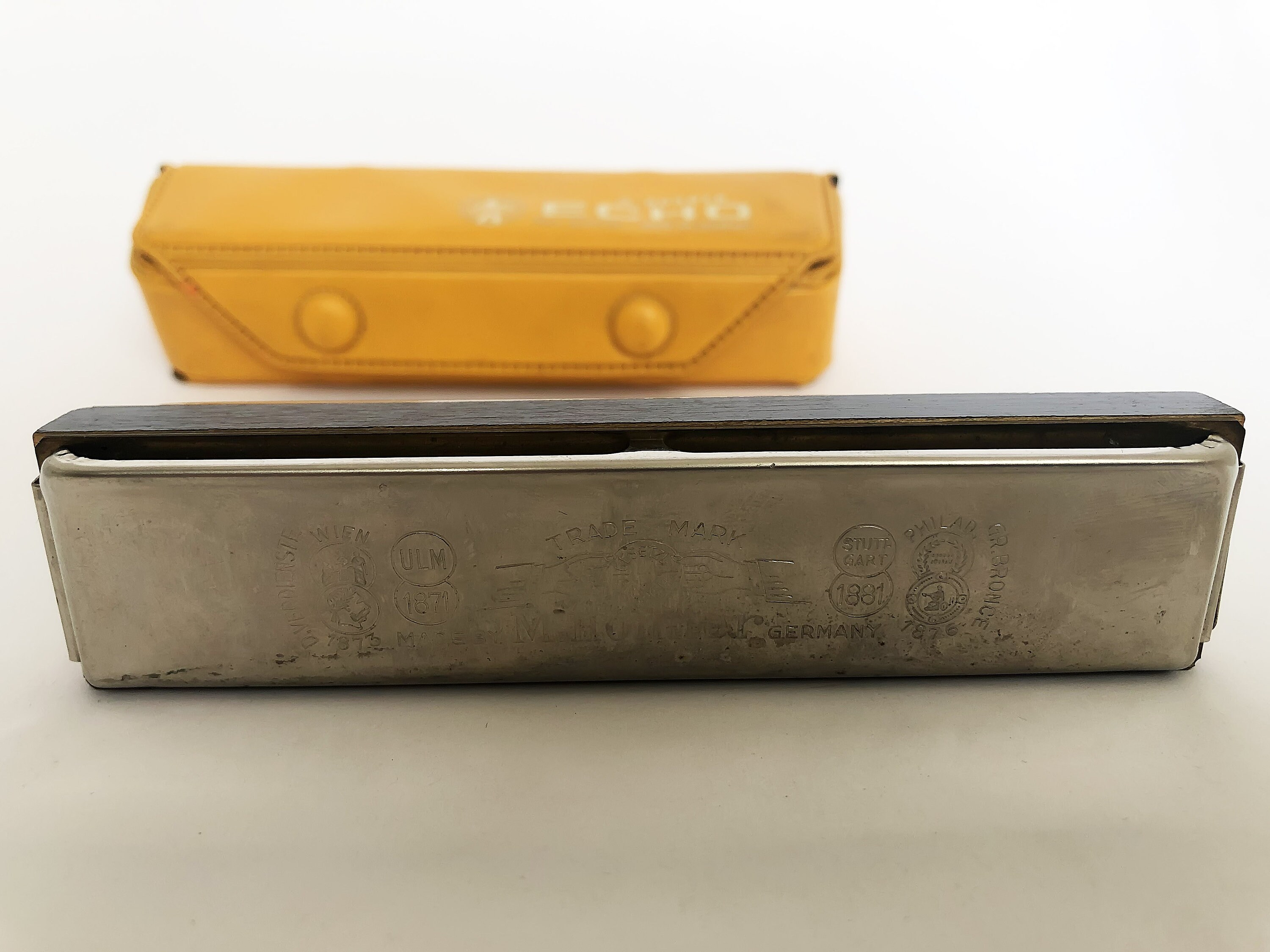 German M. Hohner Echo Harmonica No.2209 With Case Etsy