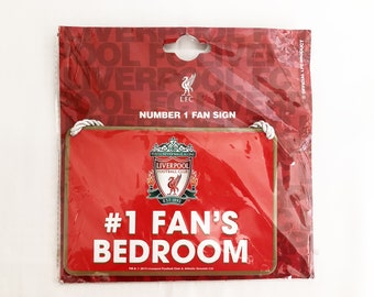 The Liverpool No 1 Fan Bedroom Sign, Football fan