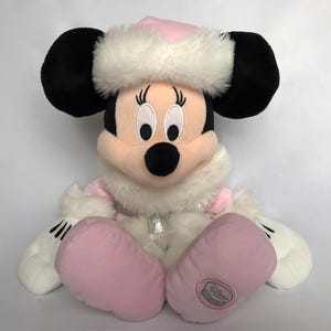Minnie Mouse Winter Plush - Exclusive Disney Store, Mickey Mouse