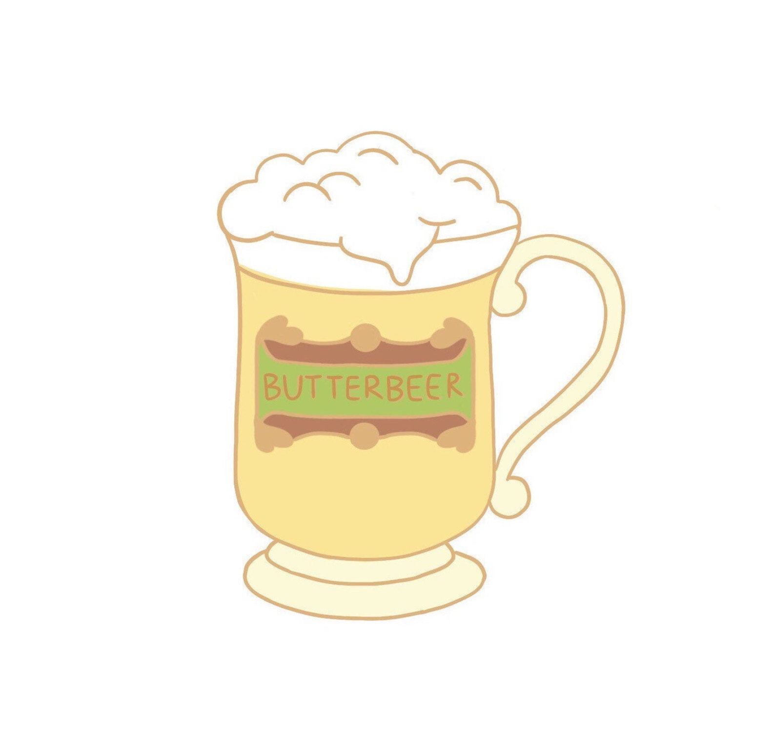 Butterbeer Pin Inspired by Harry Potter Etsy